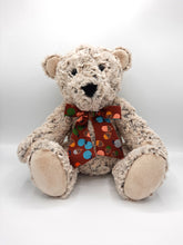 Load image into Gallery viewer, Hand made teddy bear with bow tie