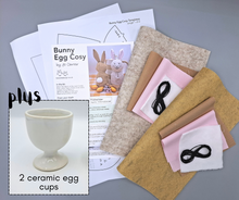 Load image into Gallery viewer, Bunny Egg Cosy Mini Kit