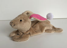 Load image into Gallery viewer, Hand made bunny rabbit zip pouch
