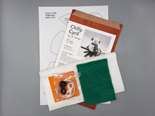 Load image into Gallery viewer, Kit contents to make a snowman Christmas decoration
