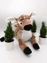 Load image into Gallery viewer, Soft toy cuddly fawn reindeer sewing craft kit