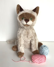 Load image into Gallery viewer, Handmade Burmese cat soft toy