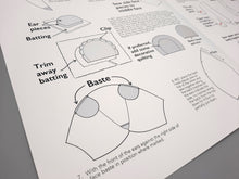 Load image into Gallery viewer, Panda - Patchwork Bear PDF Pattern