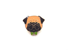 Load image into Gallery viewer, Reginald pug dog enamel pin badge
