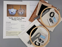 Load image into Gallery viewer, Teddy and Polar Bear Hoopy Head Double Kit