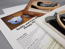 Load image into Gallery viewer, Teddy and Polar Bear Hoopy Head Double Kit