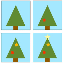 Load image into Gallery viewer, Trim the Tree PDF Foundation Pieced Pattern