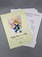Load image into Gallery viewer, Teddy Bear in a Bag: Small and Large Bear Duo Pattern
