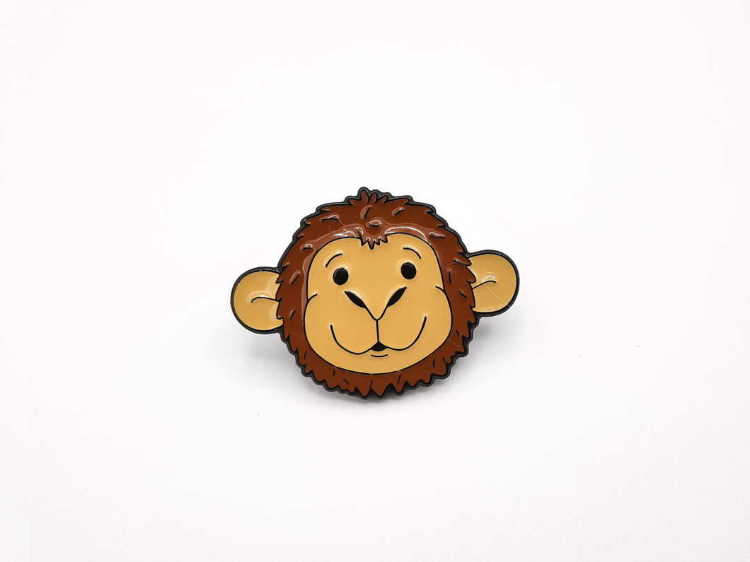 Mortimer Monkey Pin Badge