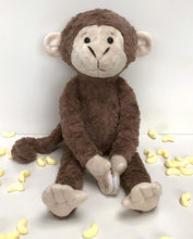 Load image into Gallery viewer, Hand made soft toy monkey made with super soft plush fur.
