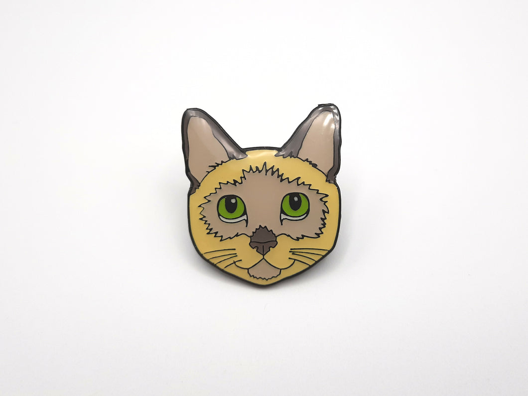 Norman Cat Pin Badge