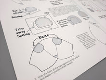 Load image into Gallery viewer, Panda - Patchwork Bear PDF Pattern
