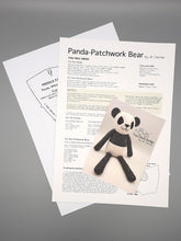 Load image into Gallery viewer, Panda - Patchwork Bear Pattern
