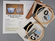 Load image into Gallery viewer, Teddy and Polar Bear Hoopy Head Double Kit
